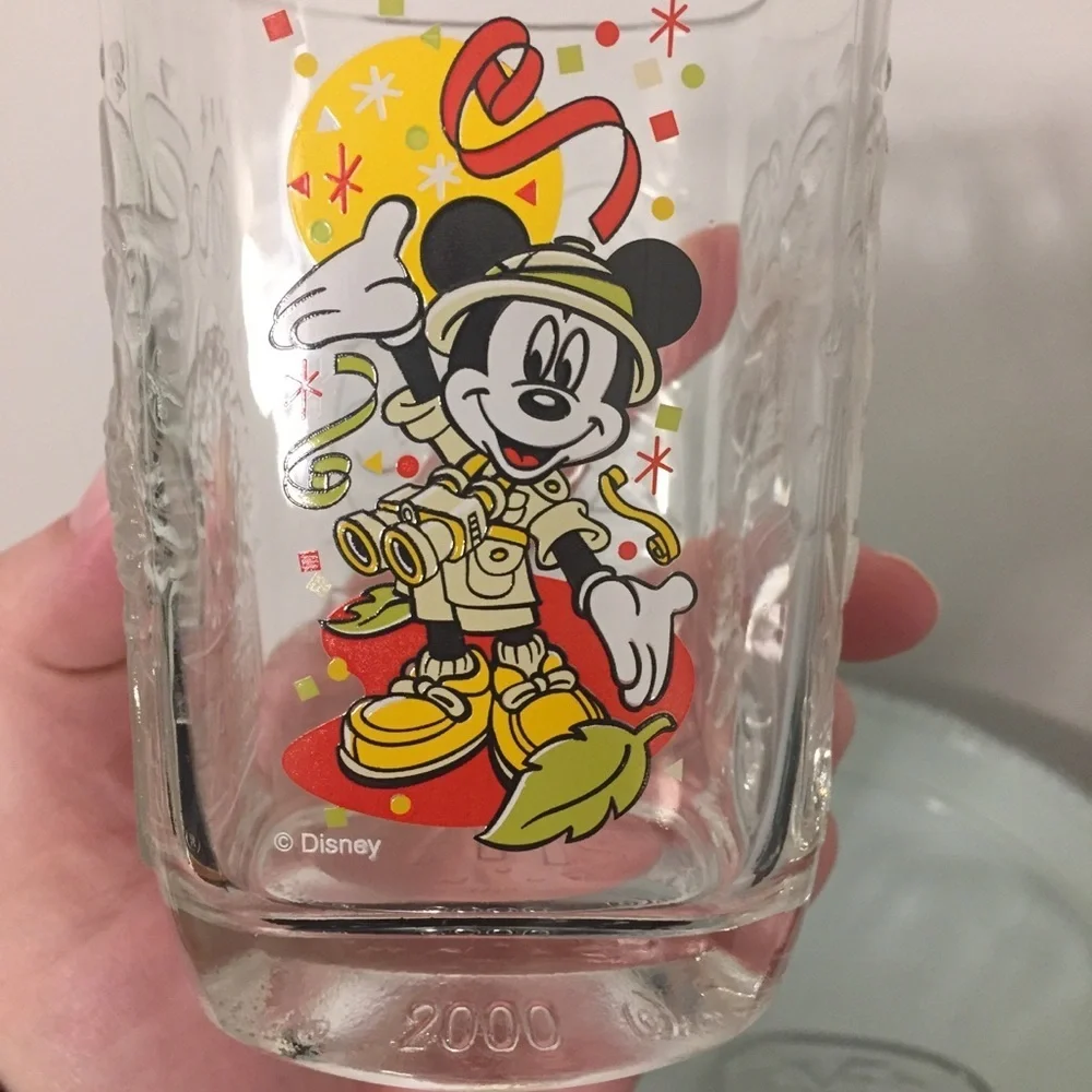 Disney McDonalds 2000 Glasses Mickey Mouse cups
